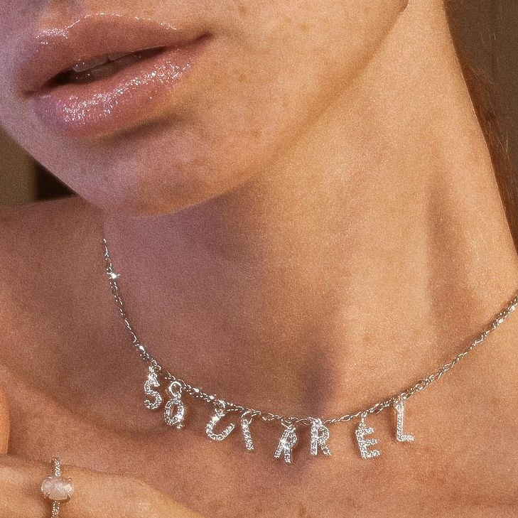 Diamond Name Choker Vivamacity