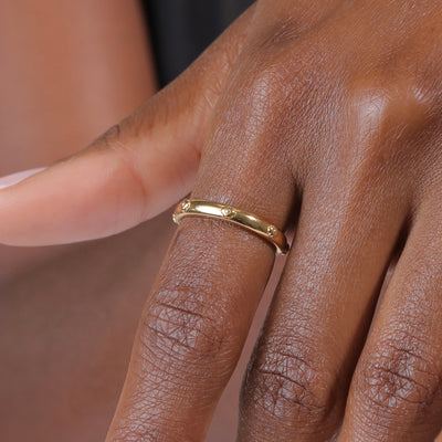 Floral Band Ring