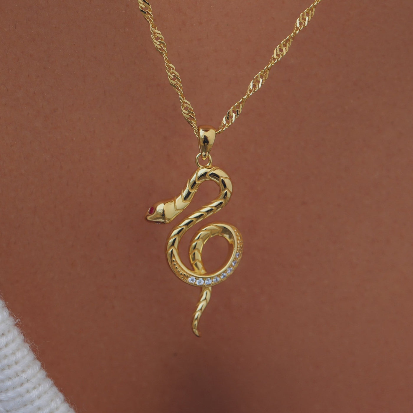 SERPENT NECKLACE SS