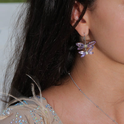 Infinity Butterfly Earrings