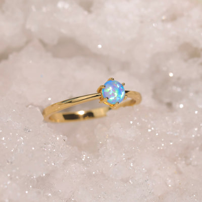 Wildfire Opal Ring