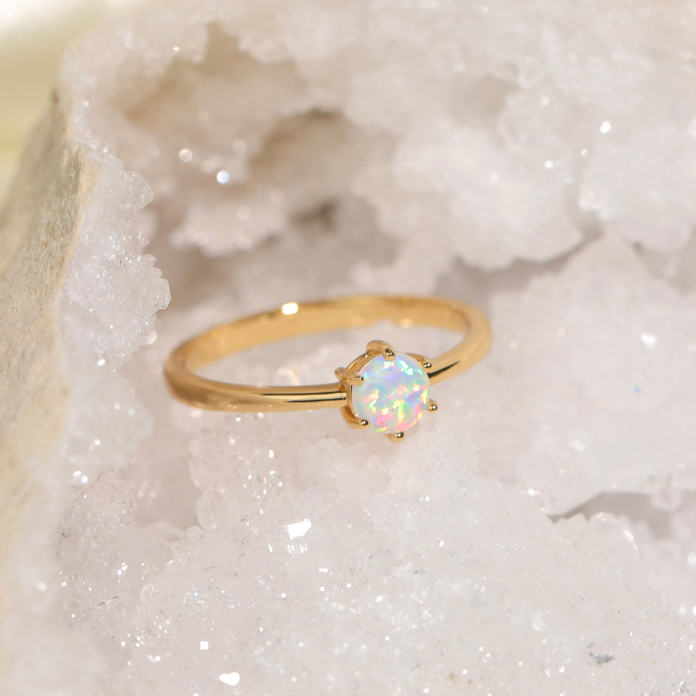 Wildfire Opal Ring