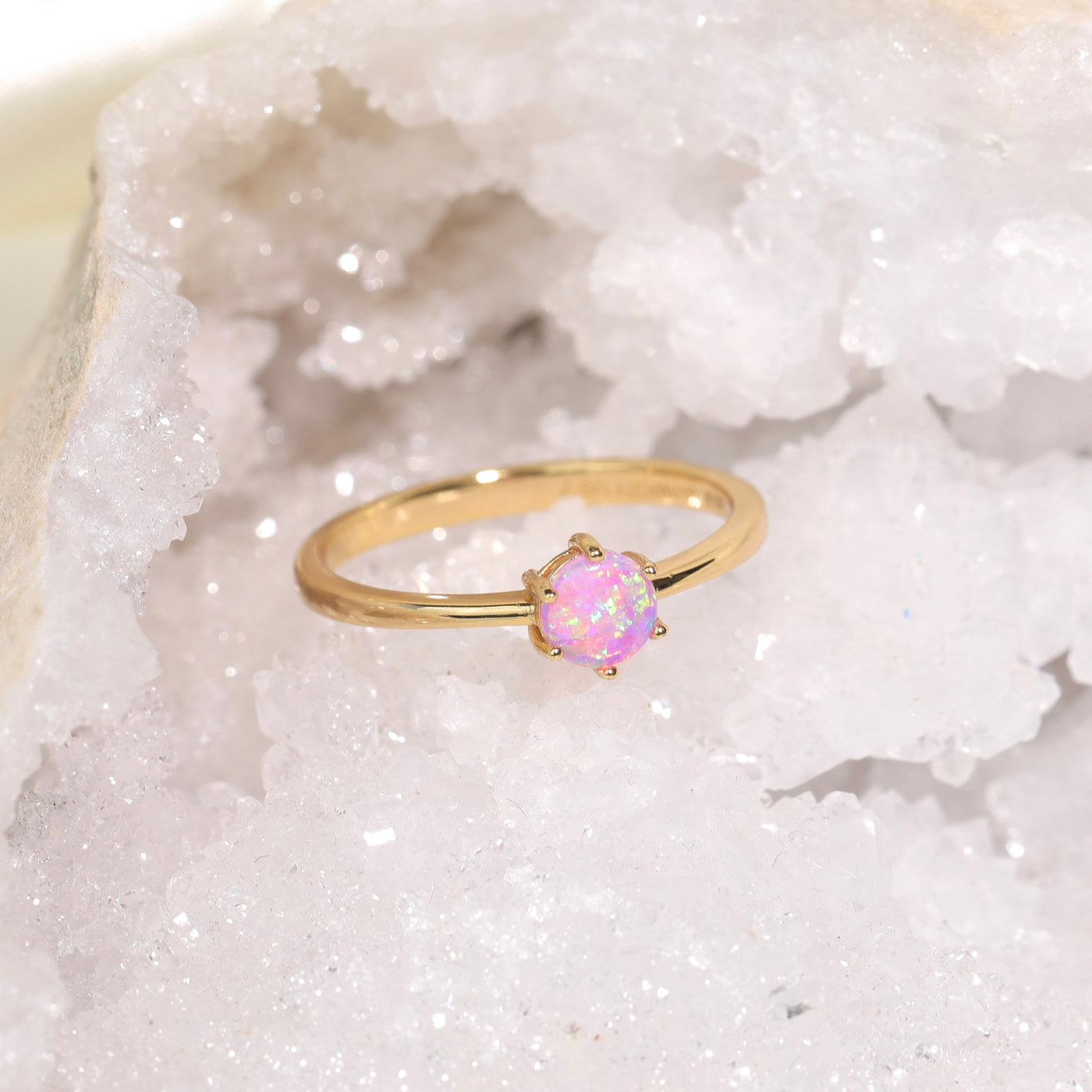 Wildfire Opal Ring