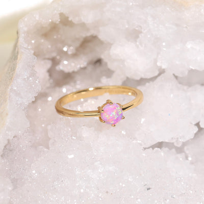 Wildfire Opal Ring