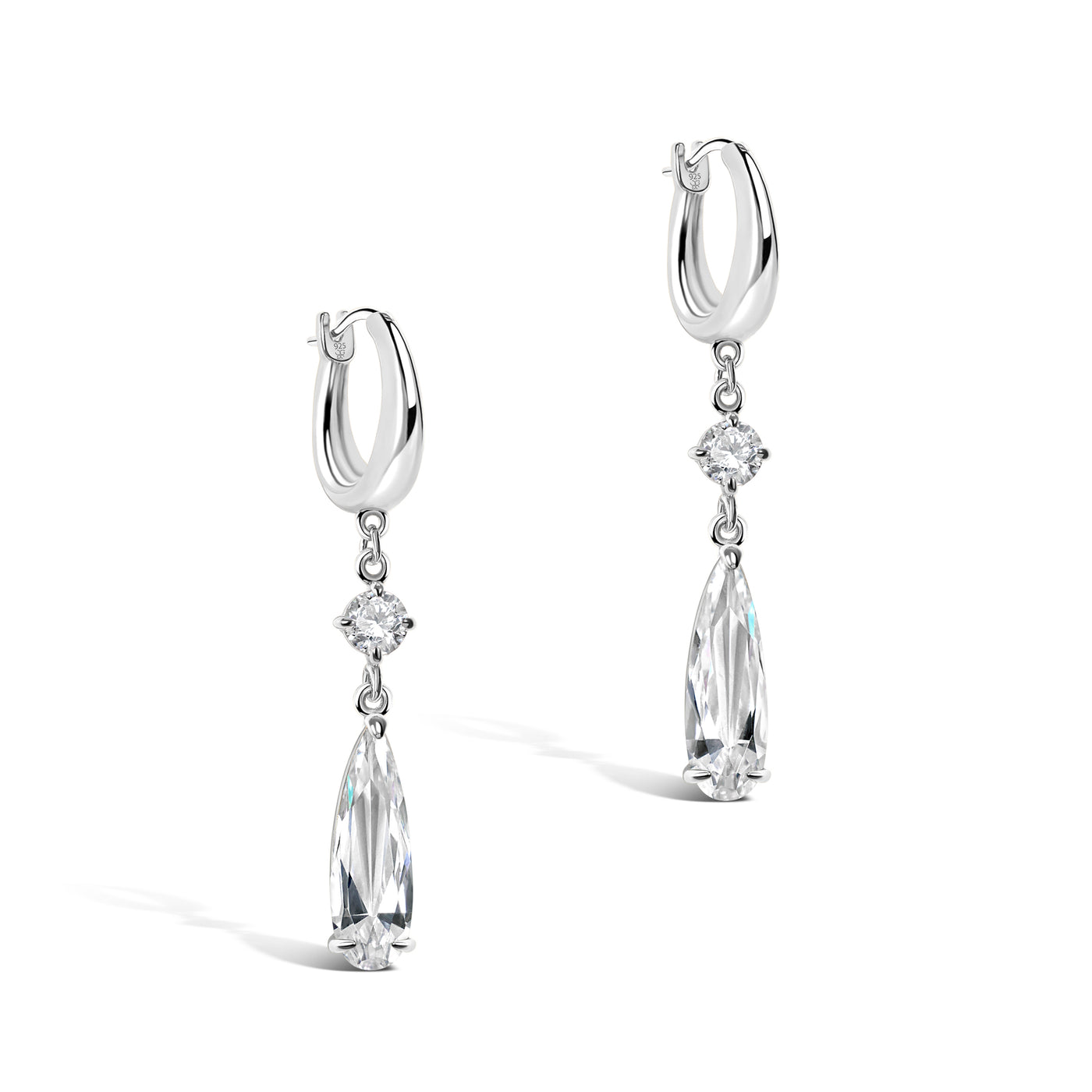 BABY ICE HOWL'S EARRINGS SILVER SS
