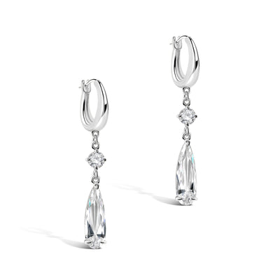 BABY ICE HOWL'S EARRINGS SILVER SS