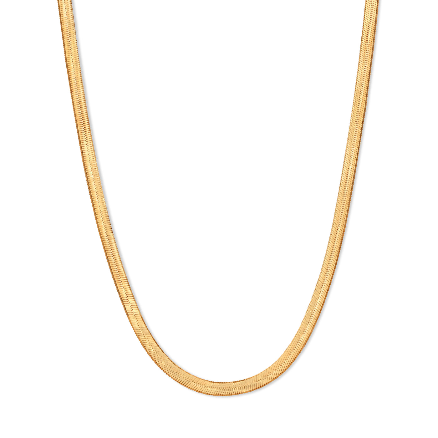 Sleek Herringbone Chain