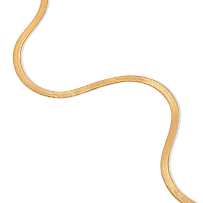 Sleek Herringbone Chain