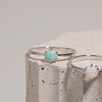 Wildfire Opal Ring