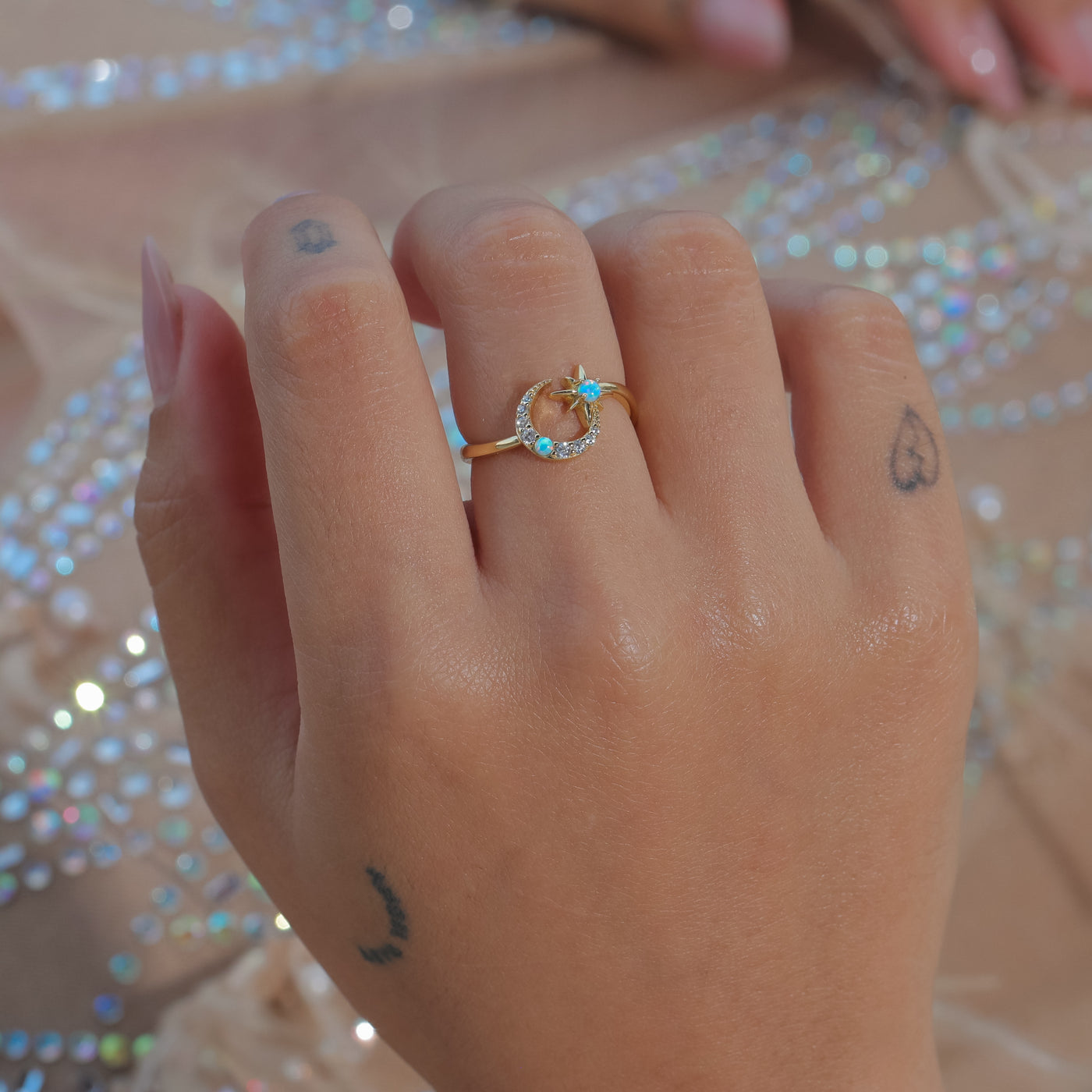 Opal Celestial Ring