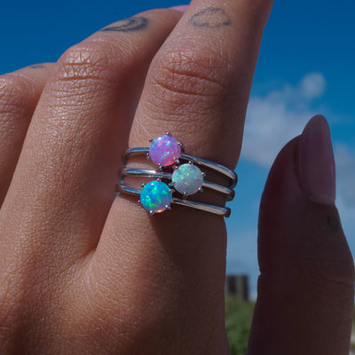 Wildfire Opal Ring