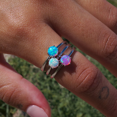 Wildfire Opal Ring