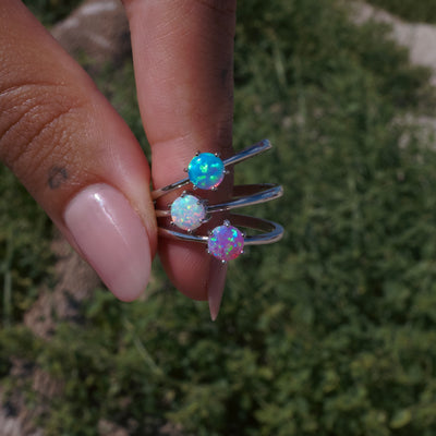 Wildfire Opal Ring