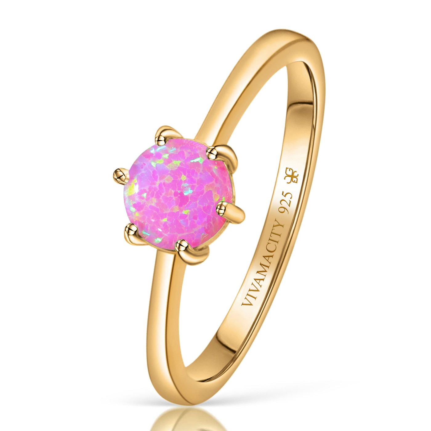 Bague Opale Blanche
