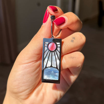 MISMATCHED BABY TANJIRO EARRINGS SS