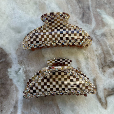 2 RADIANT HAIR CLAWS SS