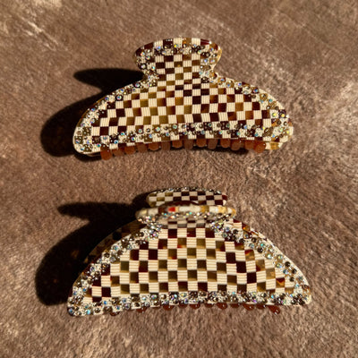 2 RADIANT HAIR CLAWS SS