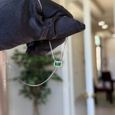 EMERALD NECKLACE SS