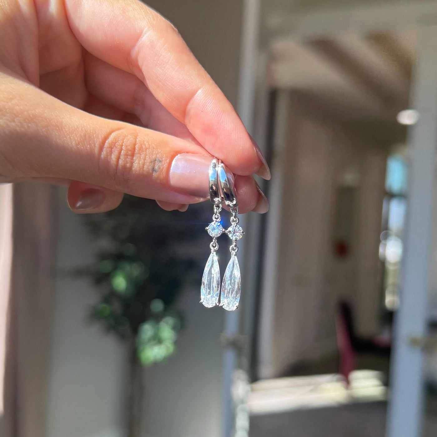 BABY ICE HOWL'S EARRINGS SILVER SS