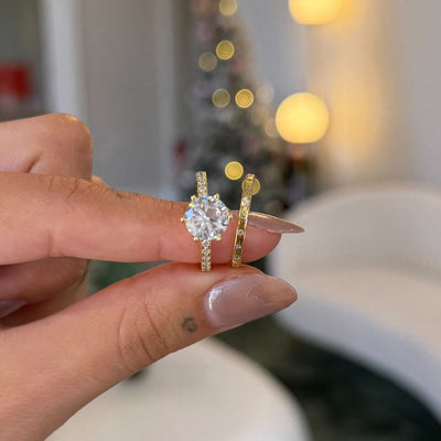 2 SIZE 5 GOLD RINGS SS