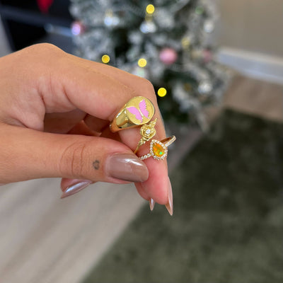 3 PACK SIZE 6 GOLD RINGS SS