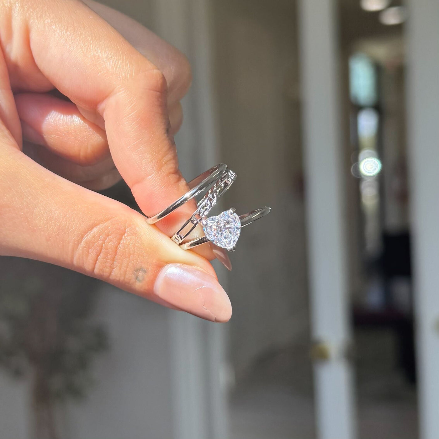 3 PACK SIZE 10 SILVER RINGS SS #1