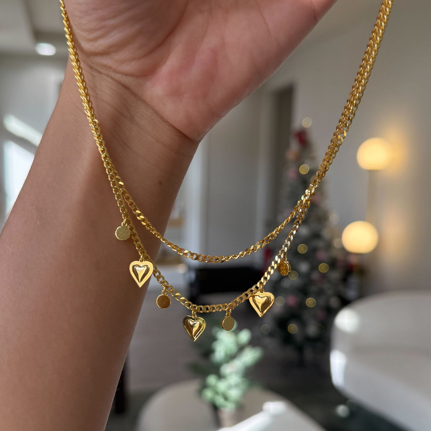 REMI DOUBLE STRANDED CHOKER SS