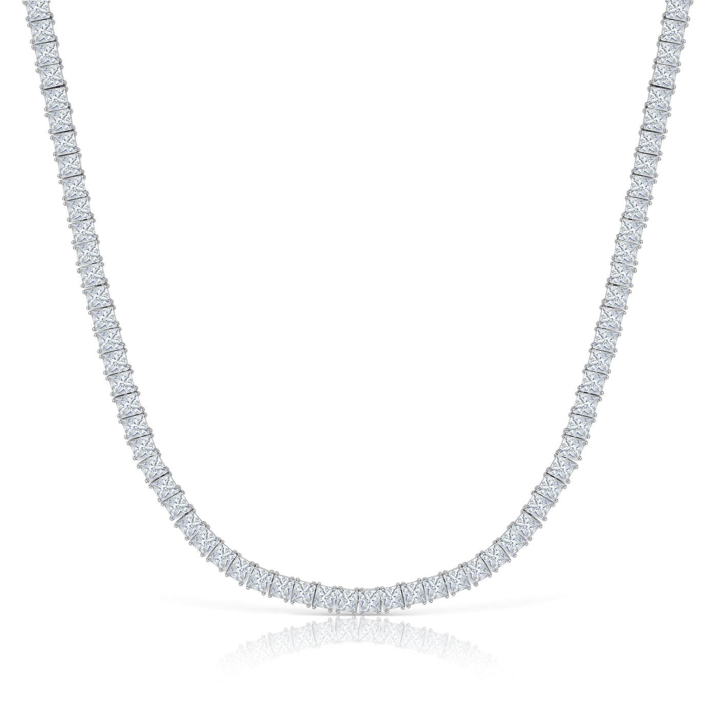 PRINCESS CUT NECKLACE SS