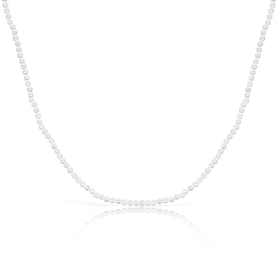 3 SILVER MARILYN PEARL CHOKERS SS