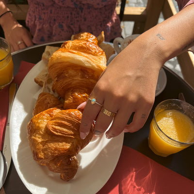 3 PACK SIZE 6 GOLD RINGS SS