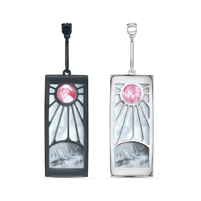 MISMATCHED BABY TANJIRO EARRINGS SS