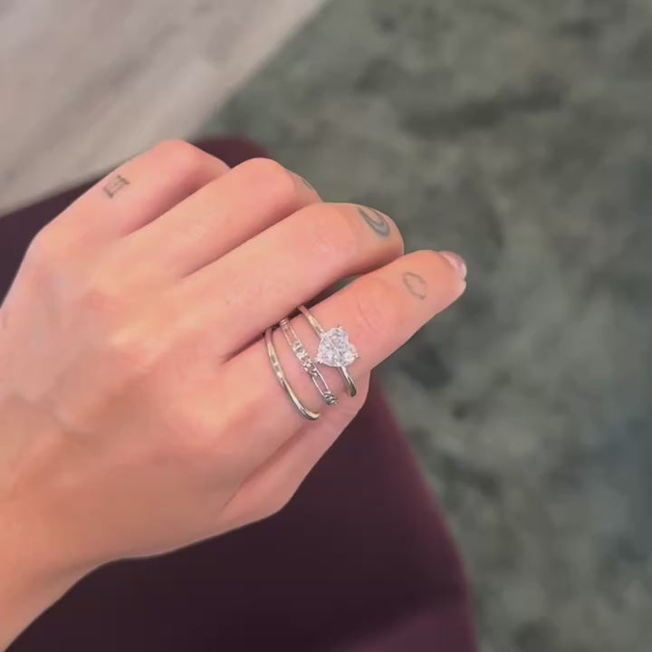 3 PACK SIZE 10 SILVER RINGS SS #1