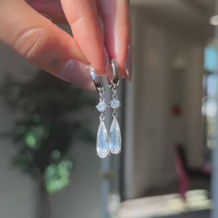 BABY ICE HOWL'S EARRINGS SILVER SS