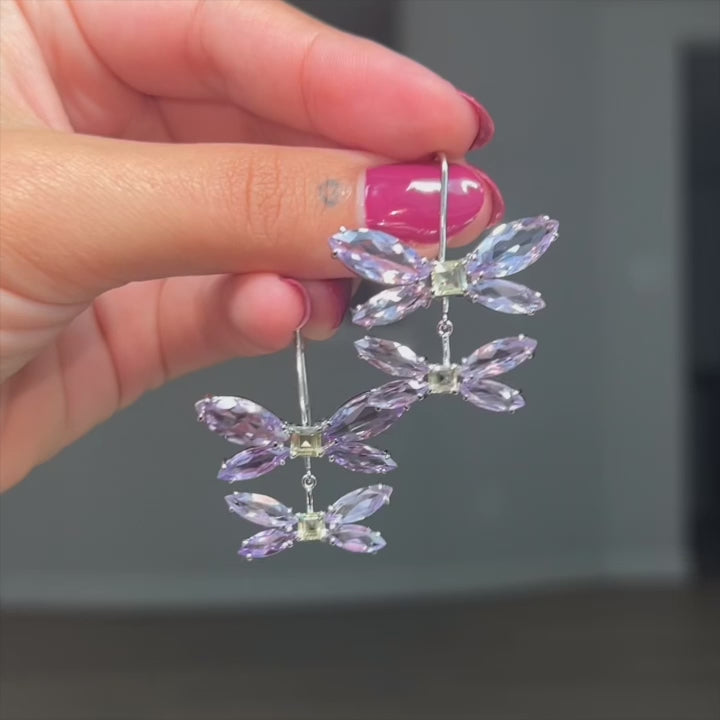 Infinity Butterfly Earrings