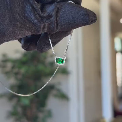 EMERALD NECKLACE SS