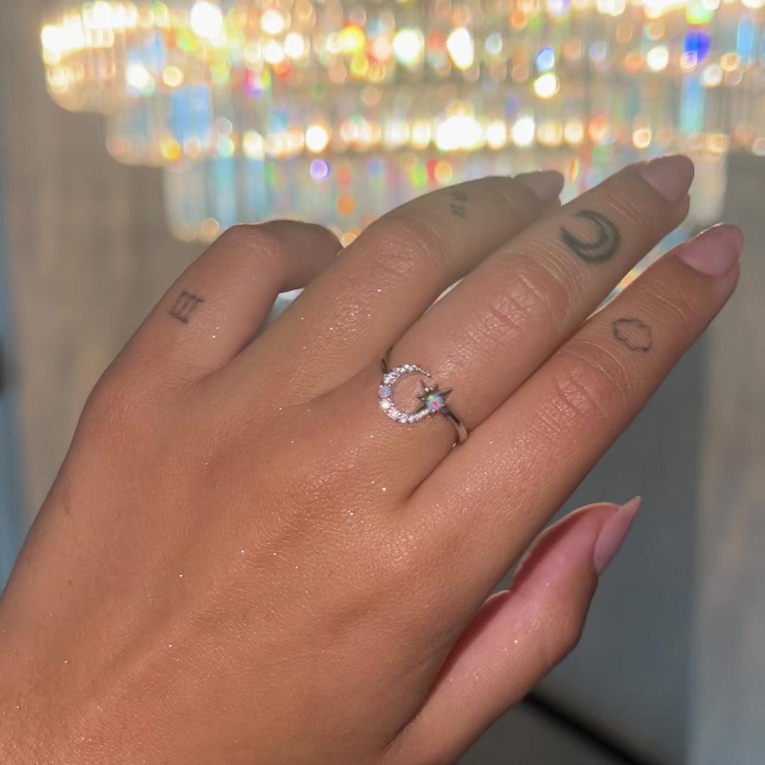 Opal Celestial Ring