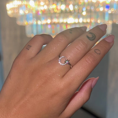 Opal Celestial Ring