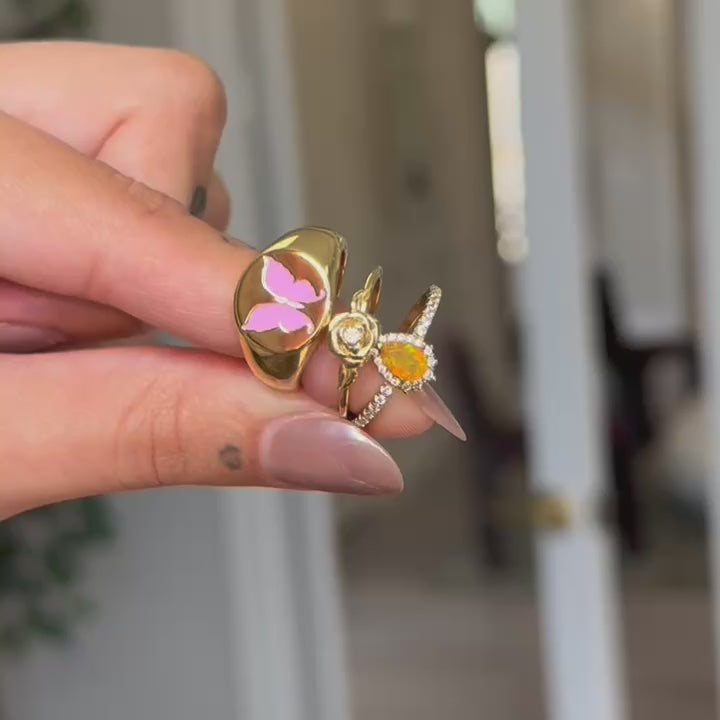 3 PACK SIZE 6 GOLD RINGS SS