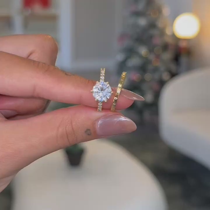 2 SIZE 5 GOLD RINGS SS