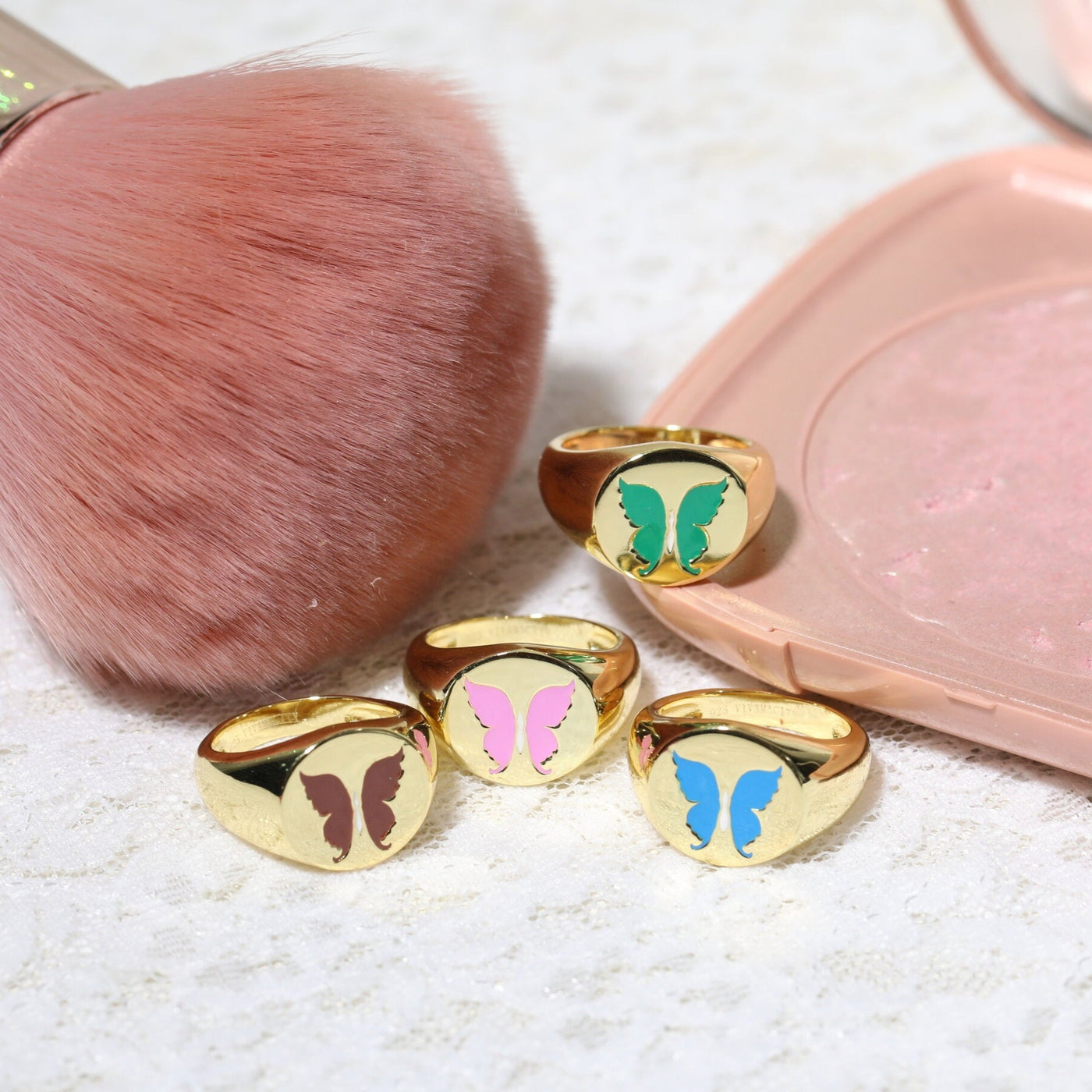 3 PACK SIZE 6 GOLD RINGS SS