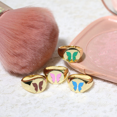 3 PACK SIZE 6 GOLD RINGS SS