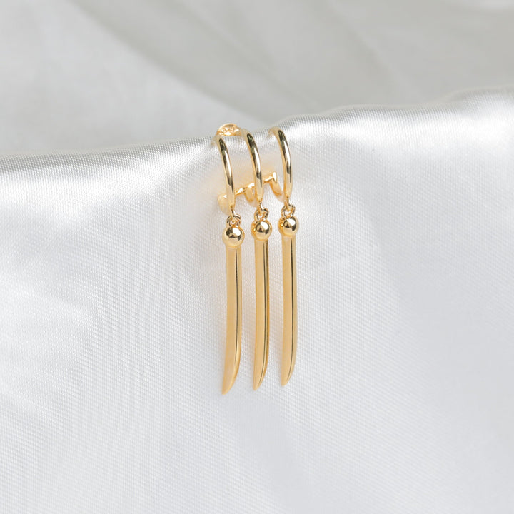 ピアス JOHO Ryeo earring spit K18 SNAKE KNOT ダイヤモンド ピアス
