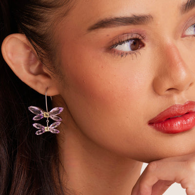 Infinity Butterfly Earrings