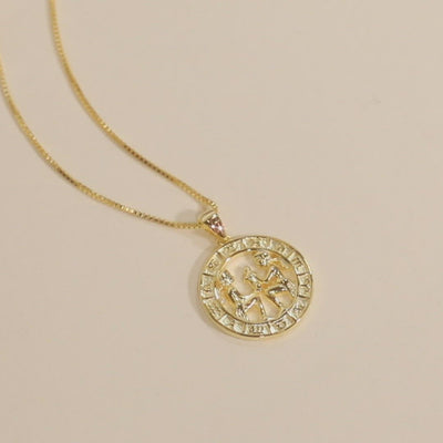 Zodiac Coin Necklace