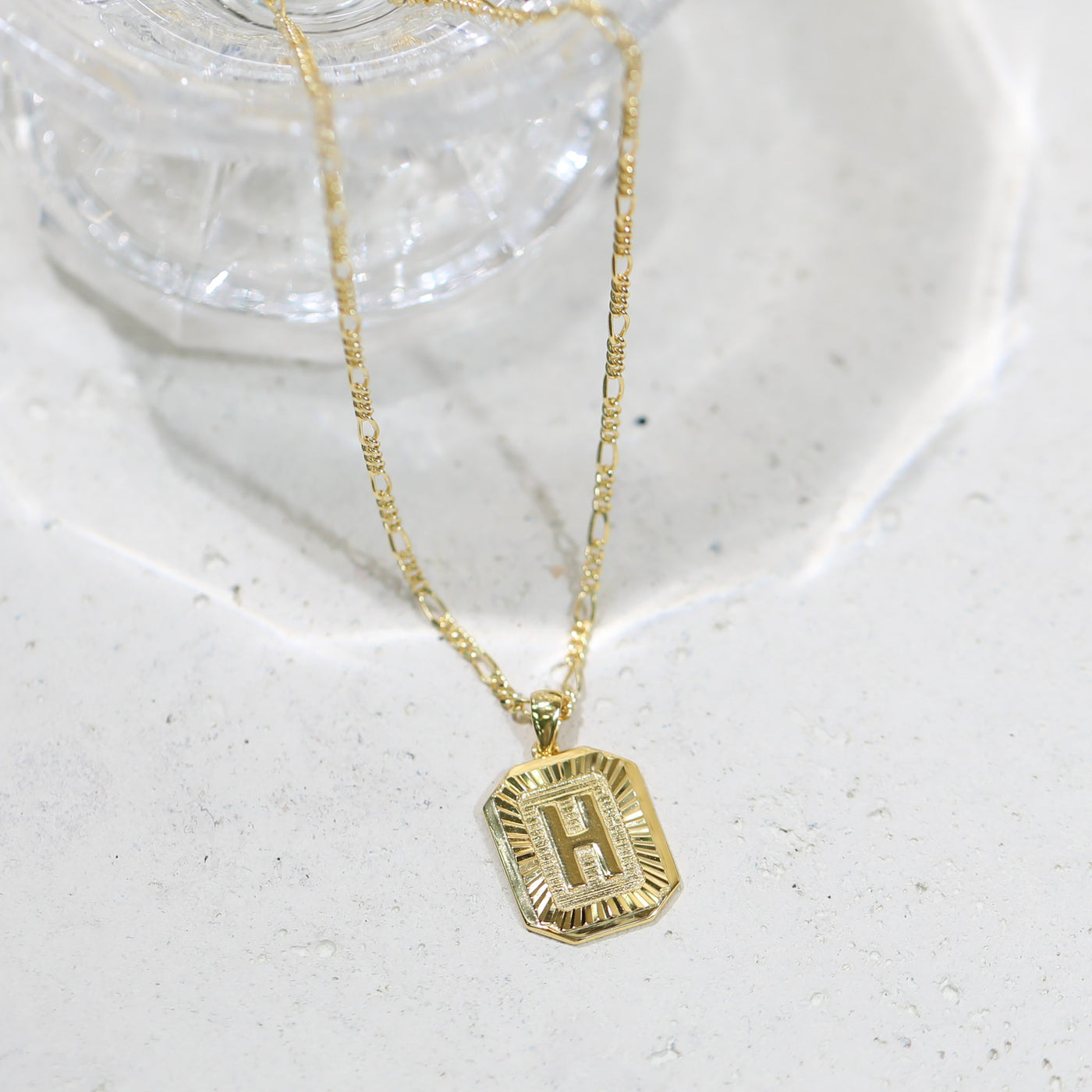 Letter Pendant Necklace