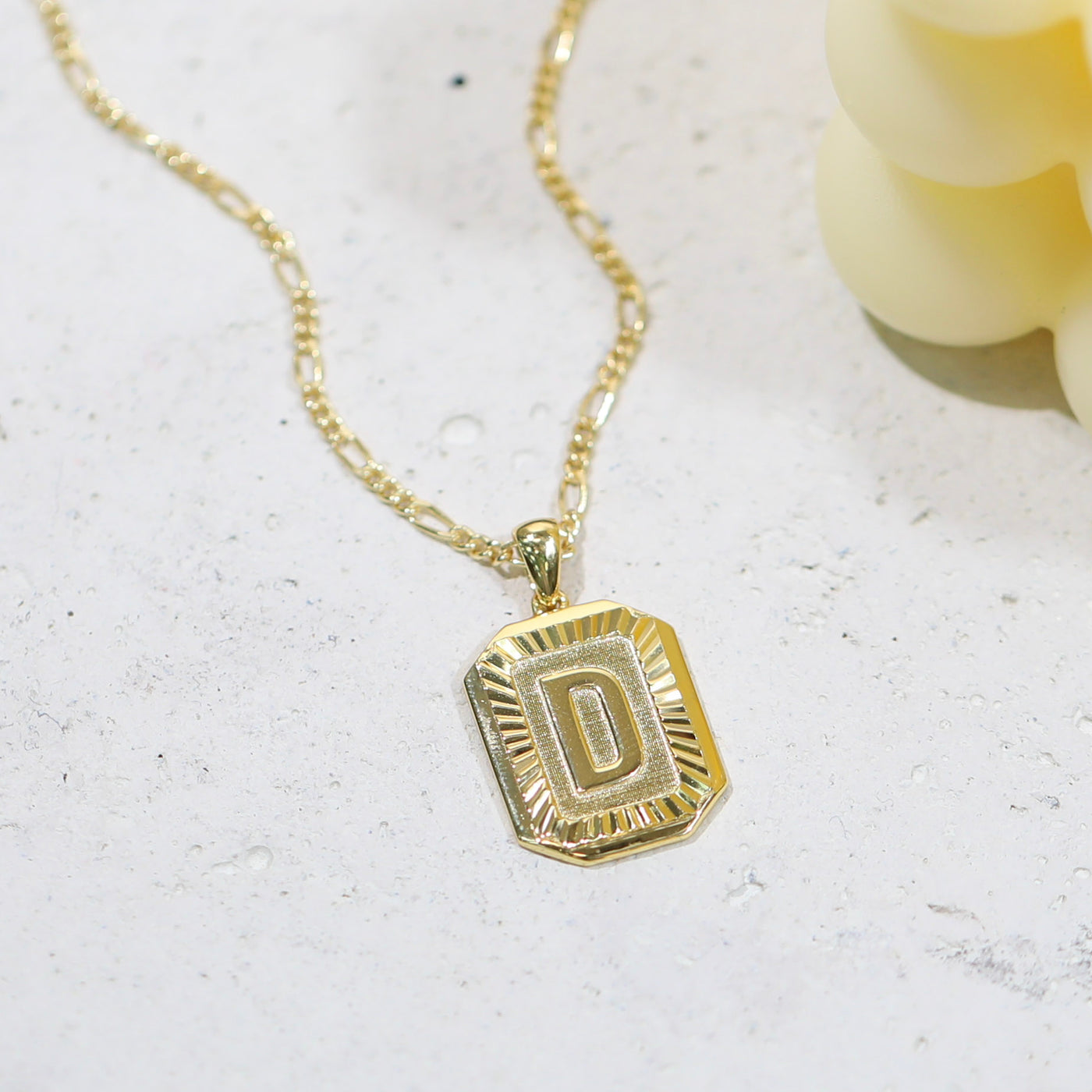 Letter Pendant Necklace