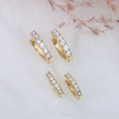 Diamant-Huggies-Set