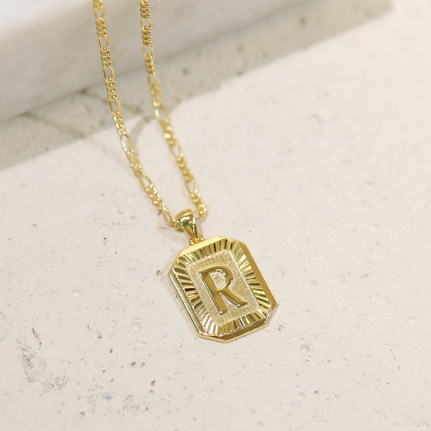 Letter Pendant Necklace