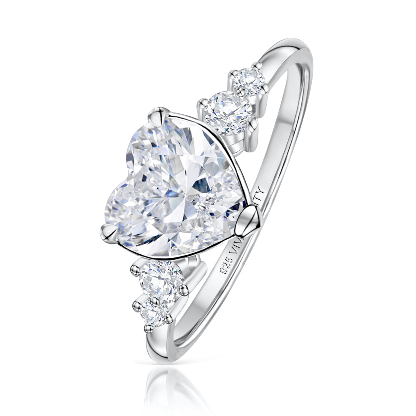Order 0.5 Carat Round cut 14K White & Rose Gold Diamond Engagement Ring  Queen | GLAMIRA.com