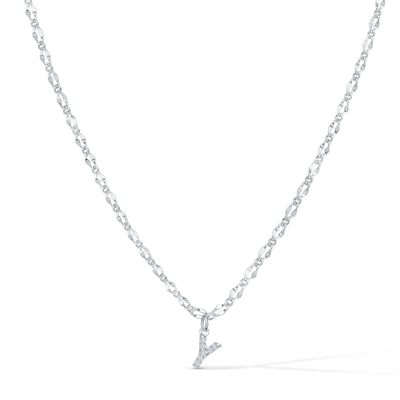 Gargantilla con inicial de diamante